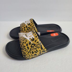 NEW Nike Womens Victori One Sport Slide Sandals CN9676-700 Size 9 Leopard